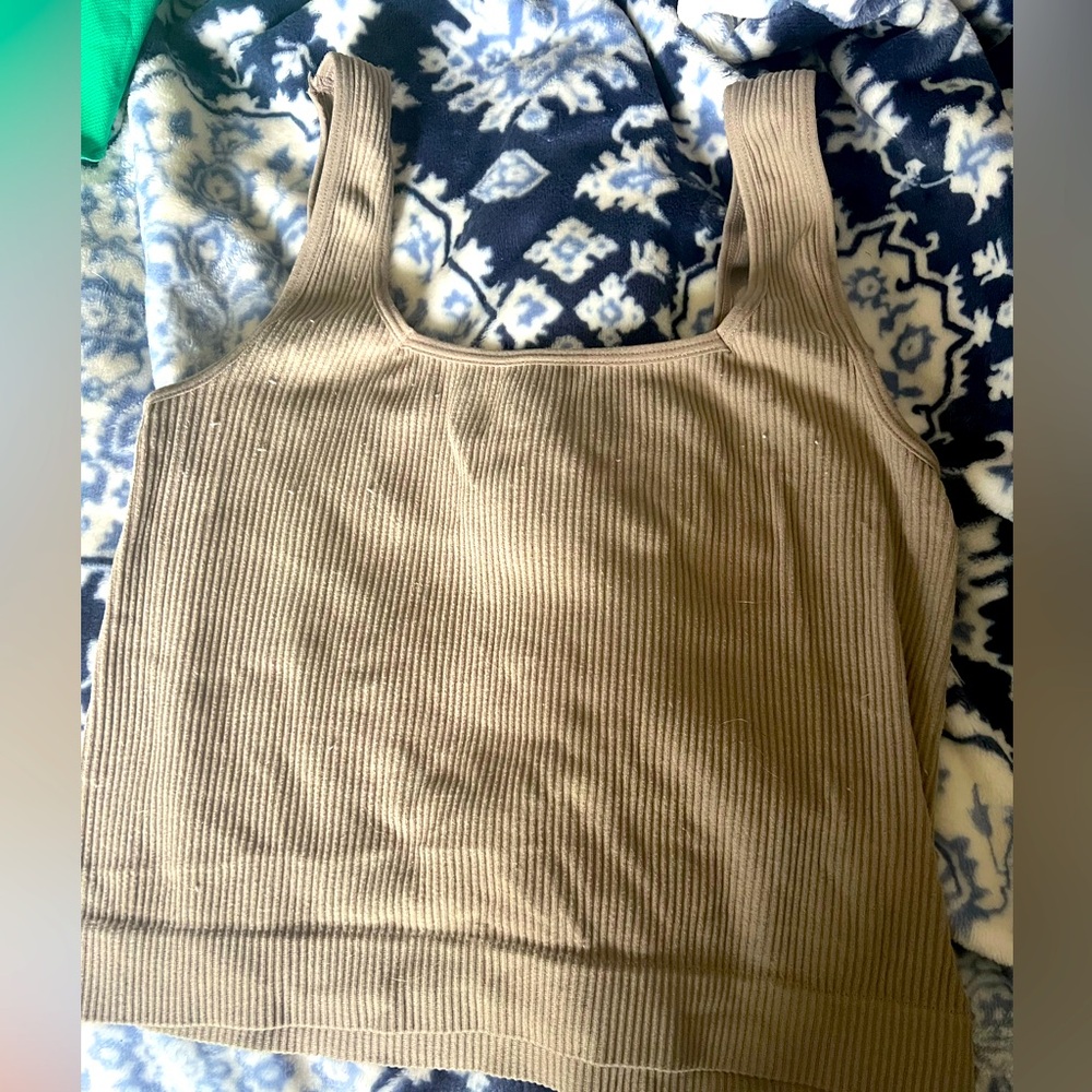 Tank top square neck